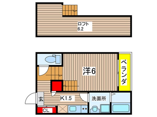 stage荒畑の物件間取画像